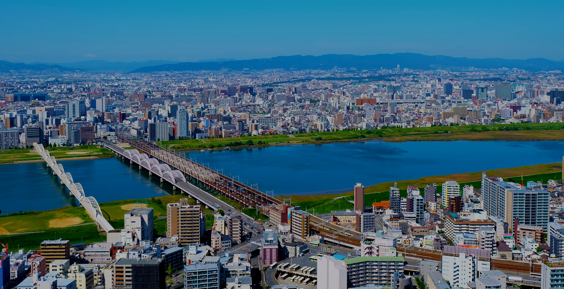 大阪の街並み